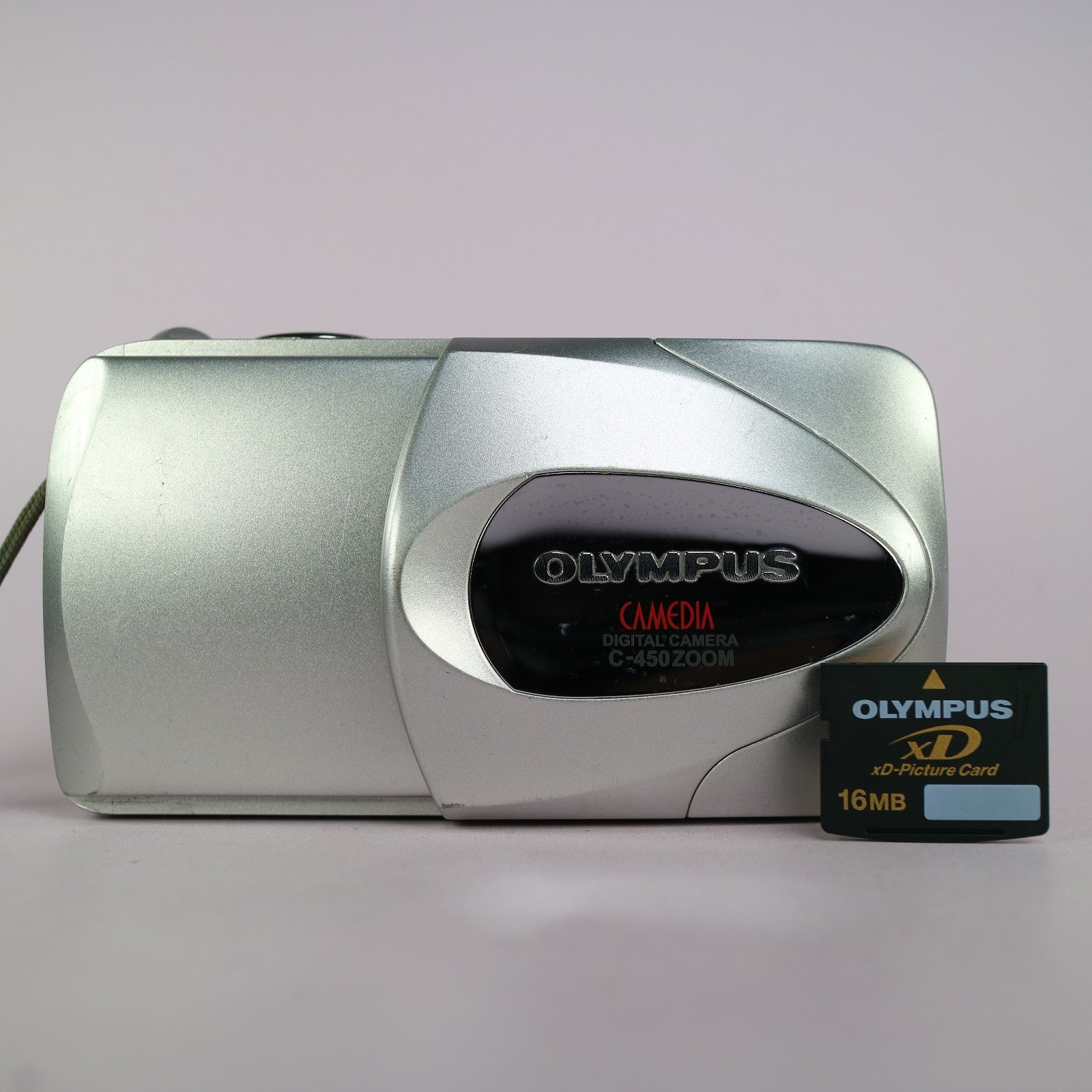Olympus Digital Camera Camedia C-450 Zoom 4.0MP Silver Tested With xD Card