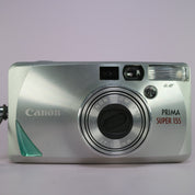 Canon Prima Super 155 35mm Film Point and Shoot Camera Silver Tested