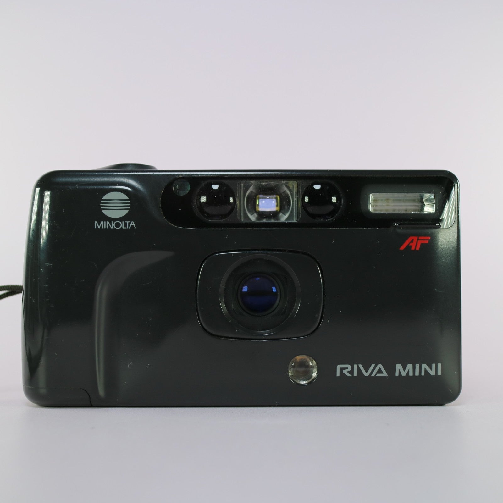 Minolta Riva Mini / Freedom Escort 35mm Film Point and Shoot Camera Black Tested