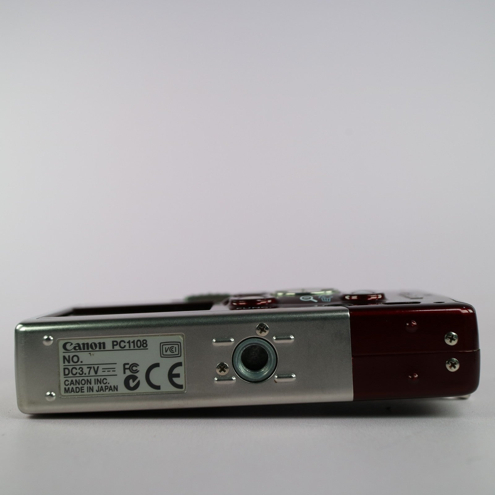 Canon Digital Camera IXUS i5 Powershot SD20 5.0MP Red Tested