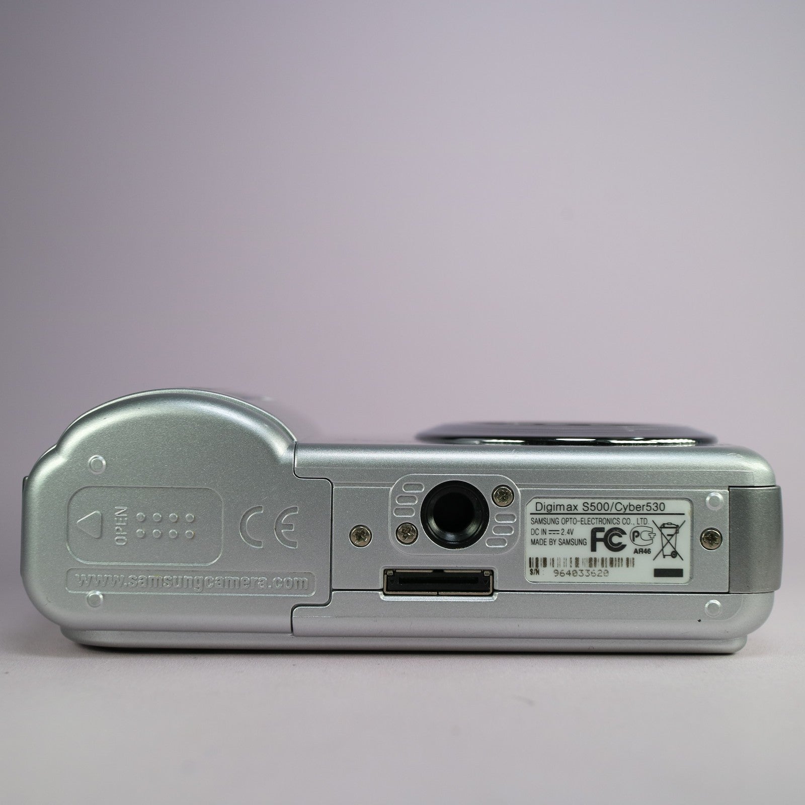 Samsung Digimax S500 5.1MP Compact Digital Camera Silver Tested