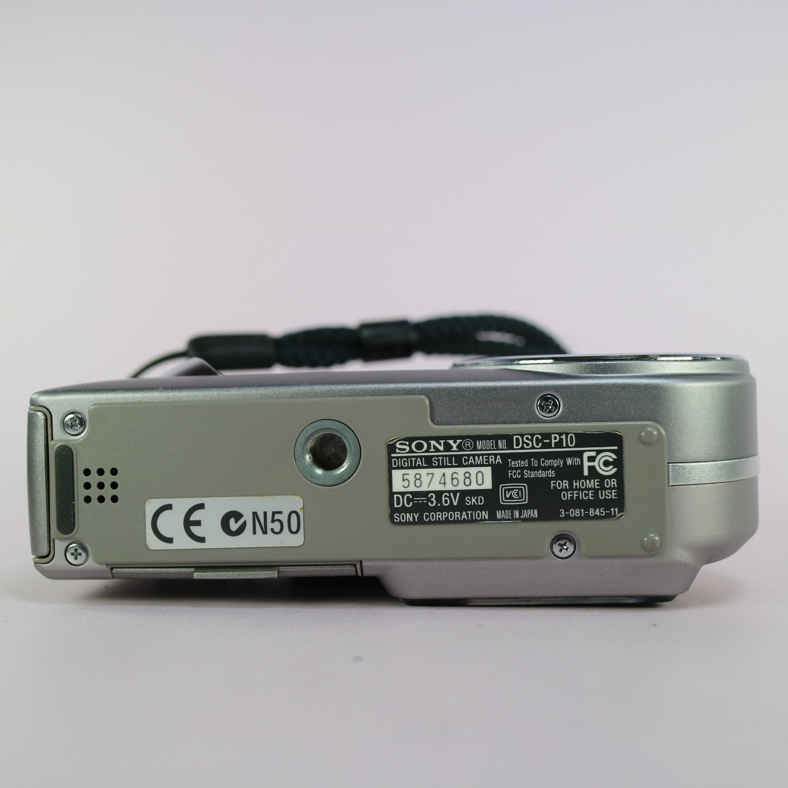 Sony Digital Camera Cybershot DSC-P10 5.0MP Silver Tested