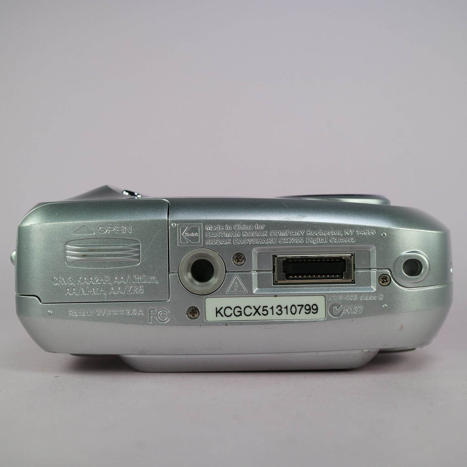 Kodak Digital Camera EasyShare CX7300 3.2MP Silver Tested