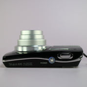 Olympus Digital Camera Stylus 820 8.0MP Black Tested Full Set