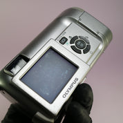 Olympus Digital Camera Camedia C-350 Zoom 3.2MP Silver Tested