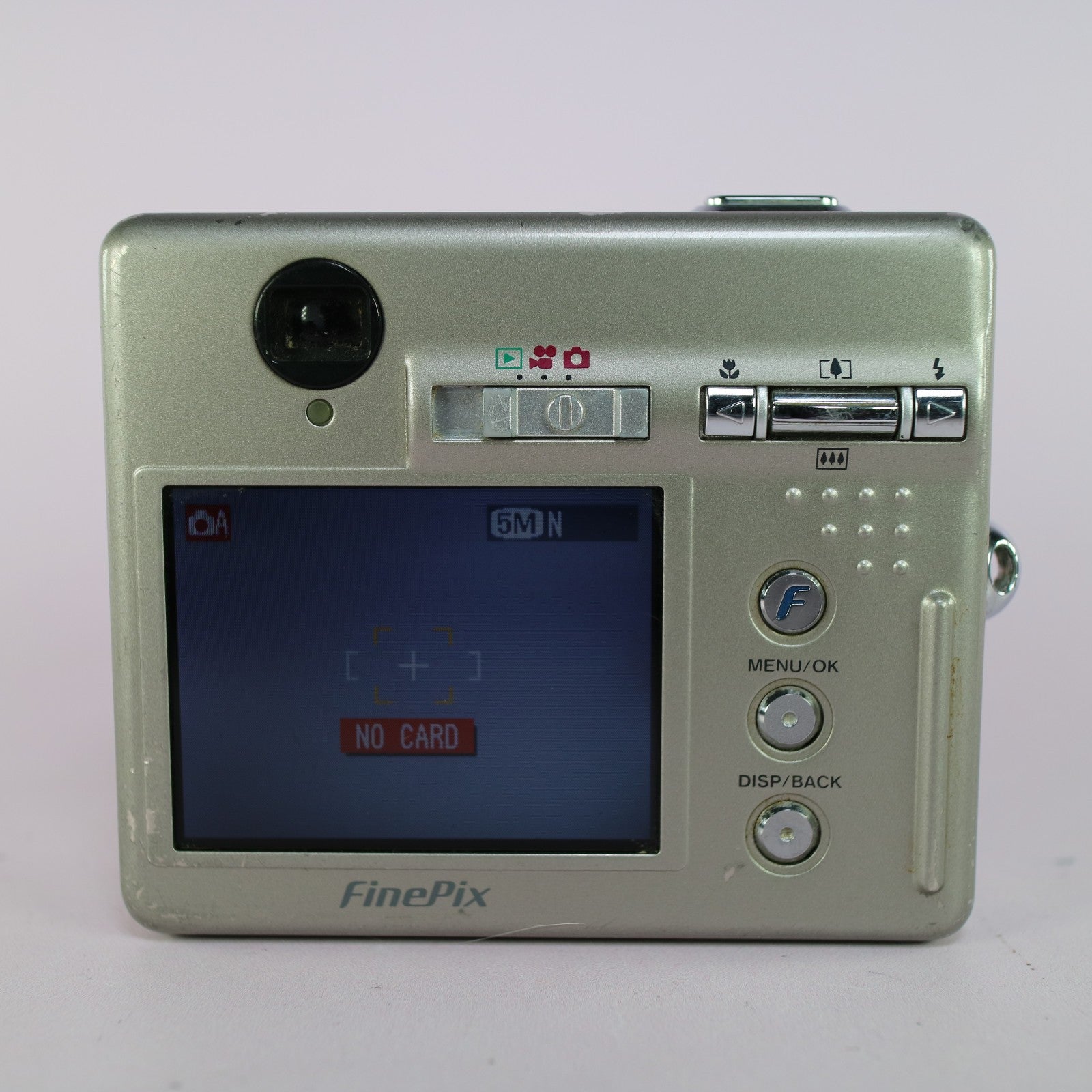 Fujifilm Digital Camera FinePix F450 5.2MP Silver Tested With xD Card