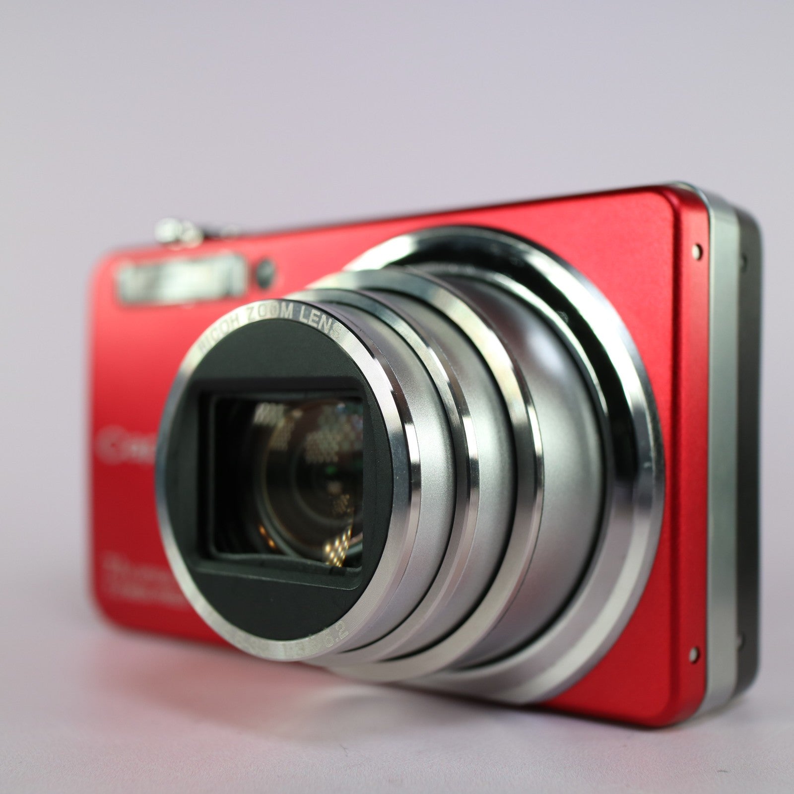 Ricoh Digital Camera Caplio R6 7.2MP Red Tested Full Working Set