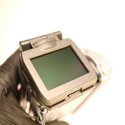 Pentax Digital Camera Optio MX 3.2MP Silver Flip Screen Tested Full Working Set