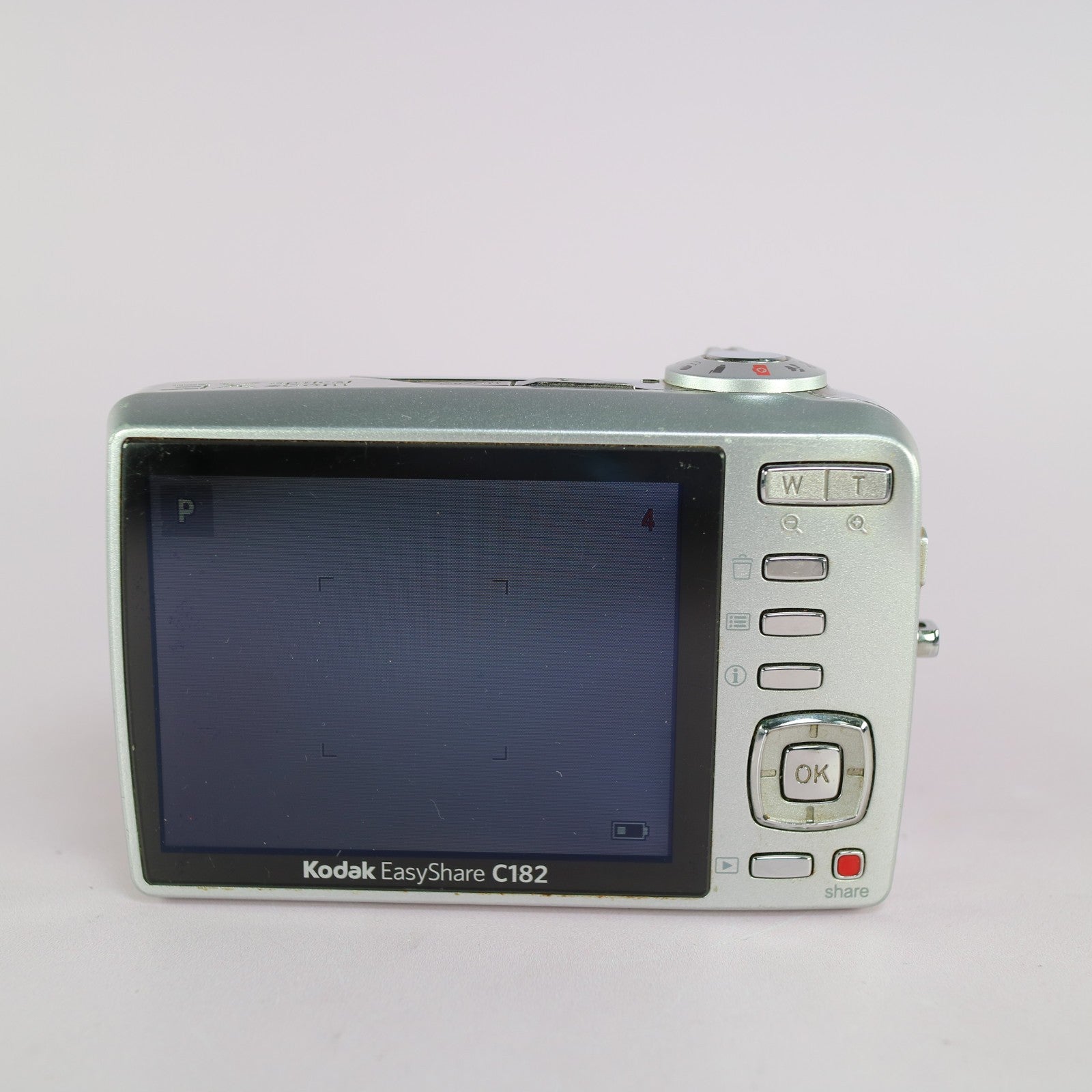 Kodak Digital Camera EasyShare C182 12.0MP Silver Tested