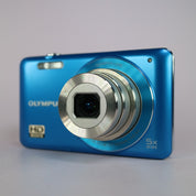 Olympus Digital Camera VG-120 14.0MP Red Tested Full Working Set