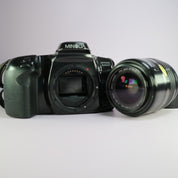 Minolta Dynax 500si 35mm SLR Camera Black w/ Sigma 28-70mm f/3.5-4.5 Lens Tested