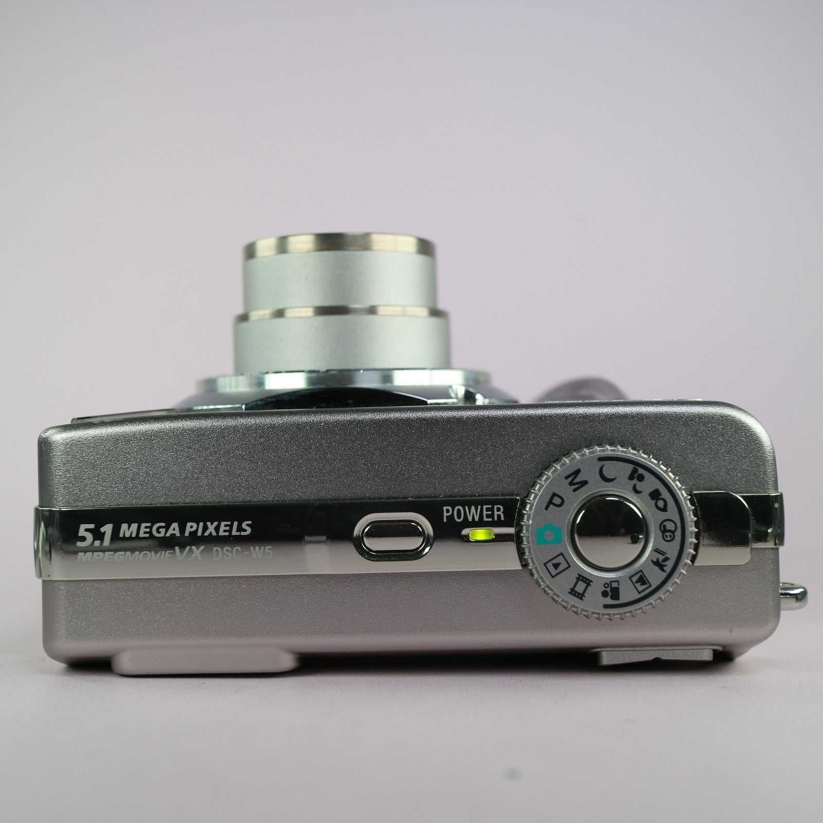 Sony Digital Camera Cybershot DSC-W5 5.1MP Silver Tested