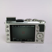 Nikon Coolpix A DX 16.2MP Digital Camera Silver Tested Full Working Set - Mint