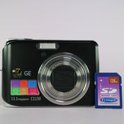 General Electric Digital Camera GE C1130 11.1MP Black Tested