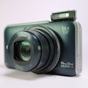 Canon Digital Camera PowerShot SX210 IS 14.1MP Black Tested Full Working Set