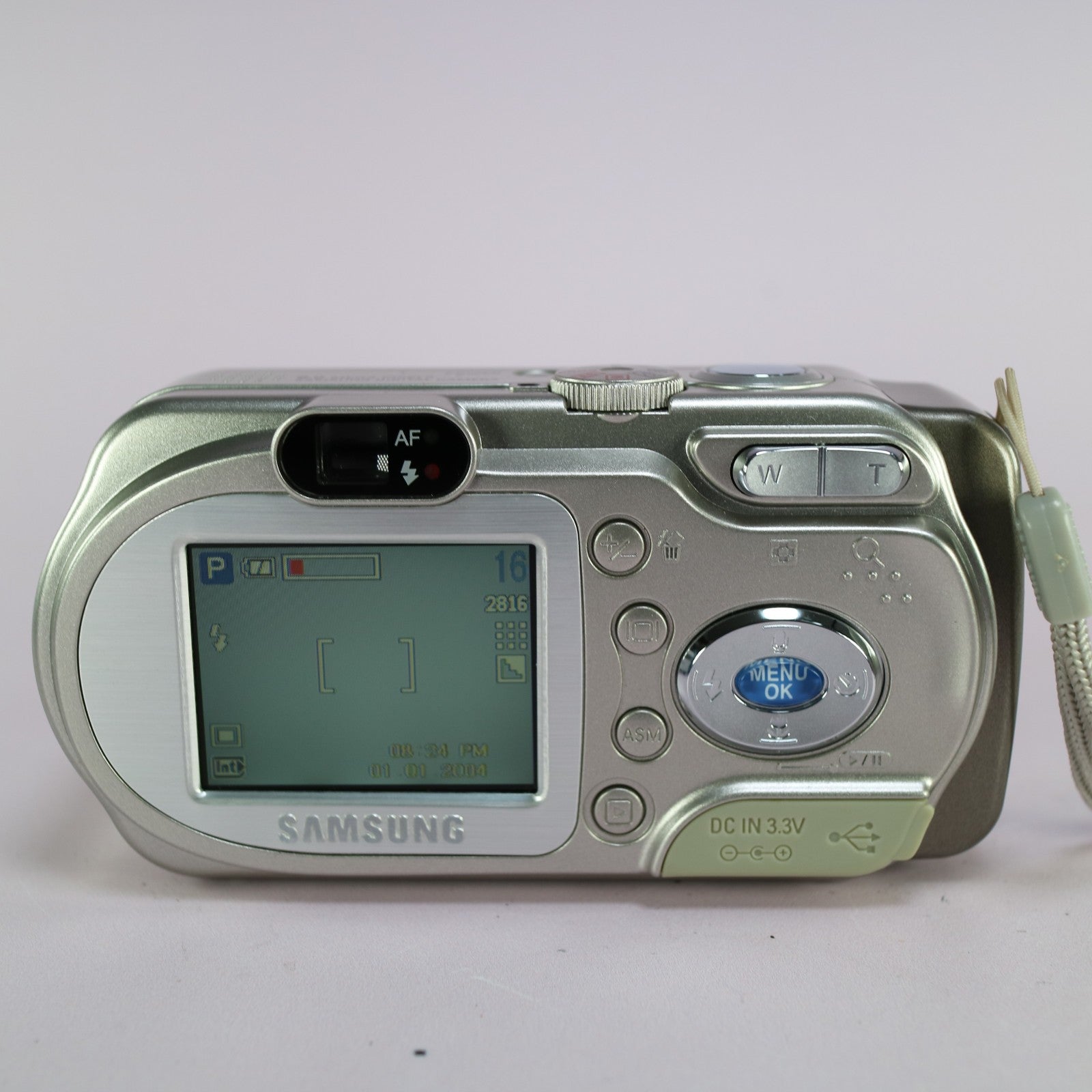 Samsung Digimax A6 6.0MP Compact Digital Camera Silver Tested