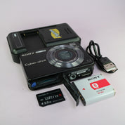 Sony Digital Camera Cybershot DSC-W125 7.2MP Black Tested Full Working Set