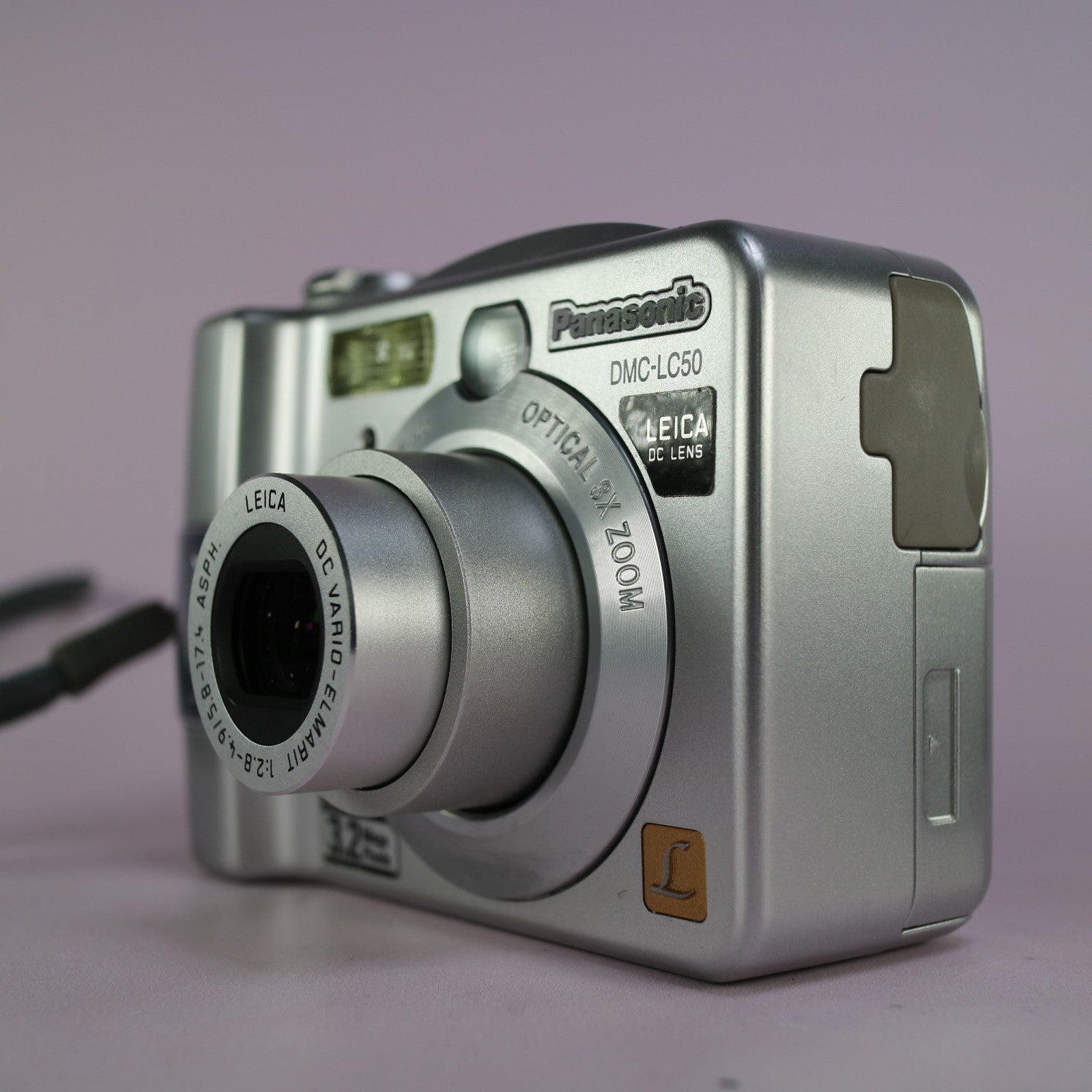 Panasonic Digital Camera Lumix DMC-LC50 3.2MP Silver Tested