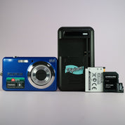 Fujifilm Digital Camera FinePix J30 12.2MP Blue Tested Full Working Set