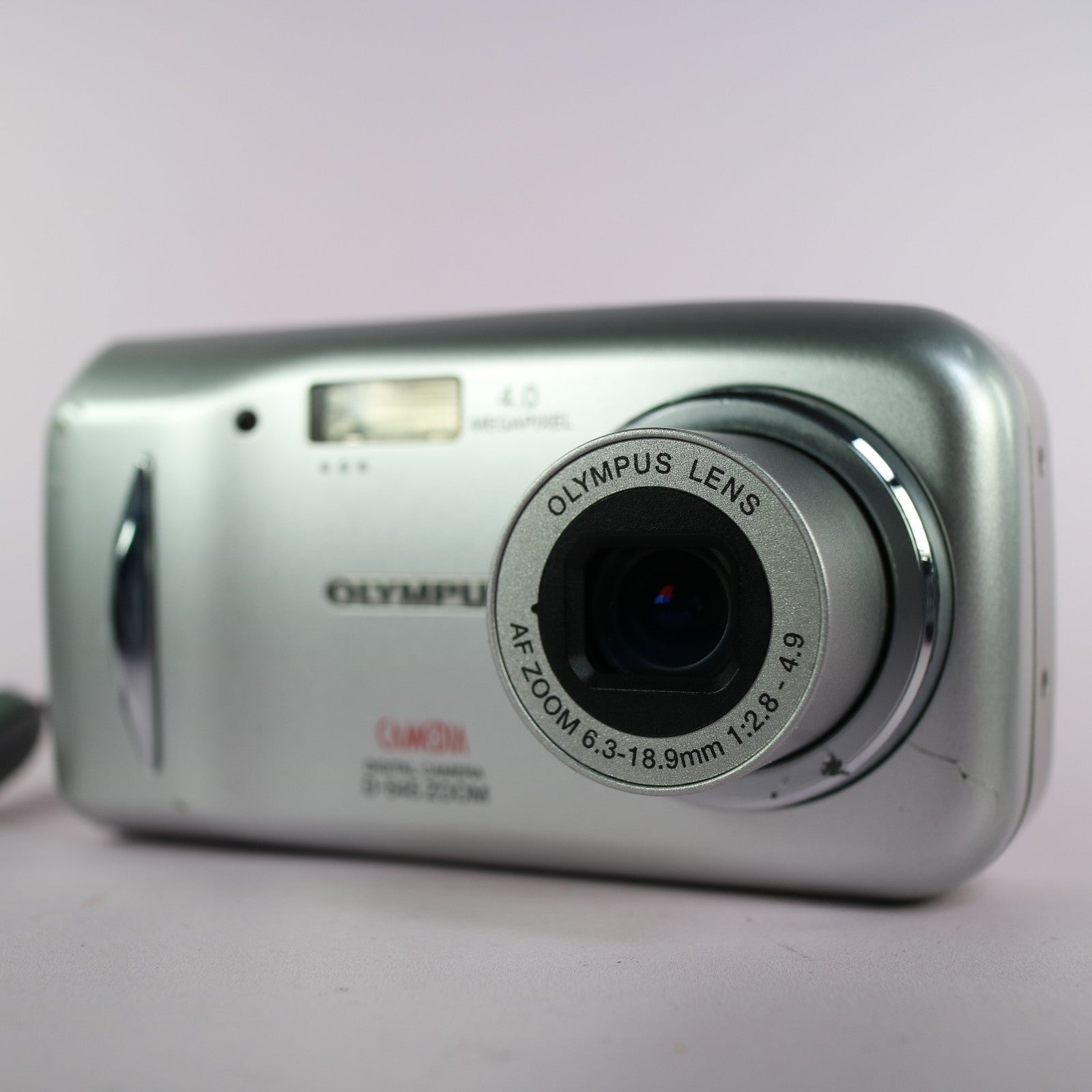 Olympus Digital Camera Camedia D-545 Zoom 4.0MP Silver Tested