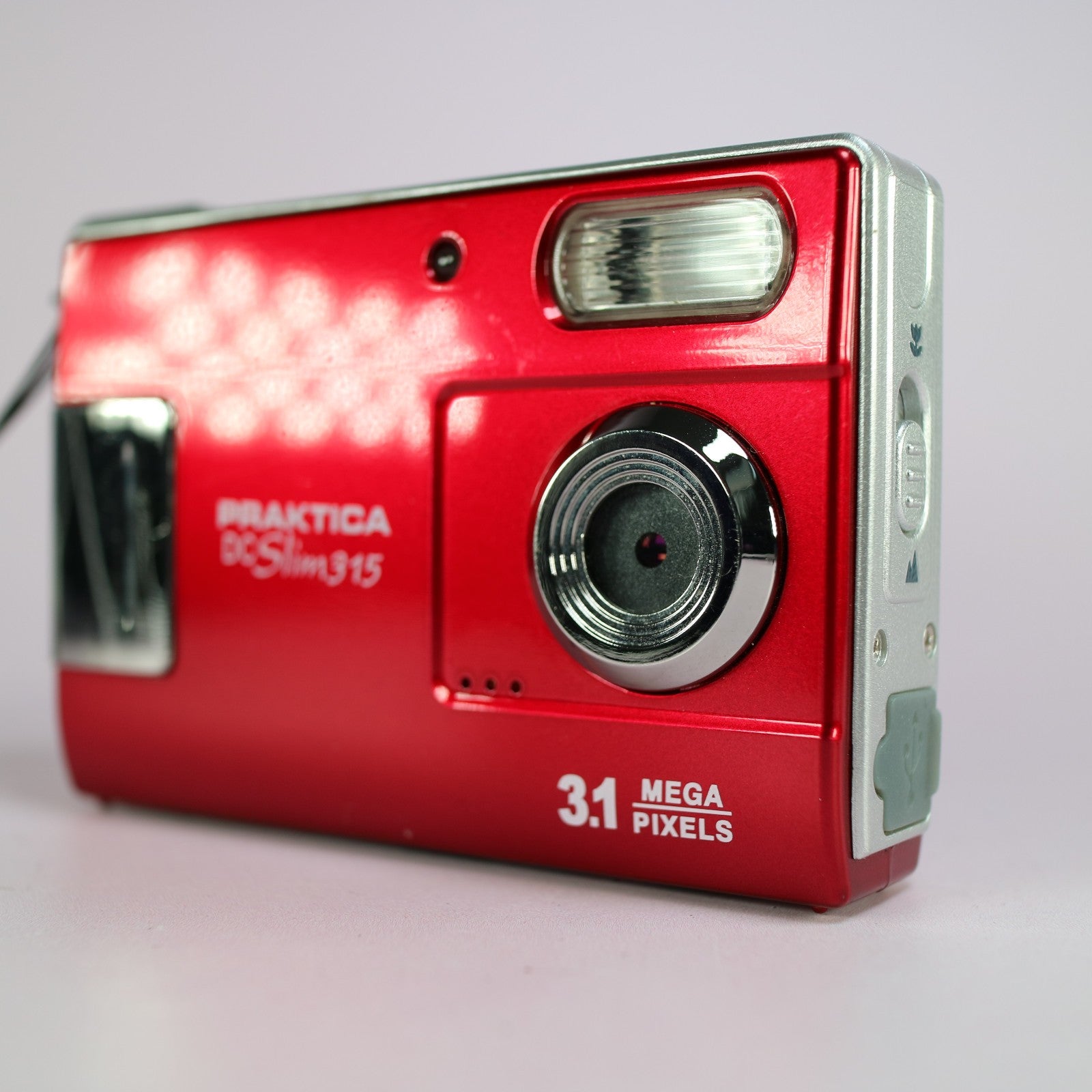 Praktica Digital Camera DCSlim 315 3.1MP Red Tested