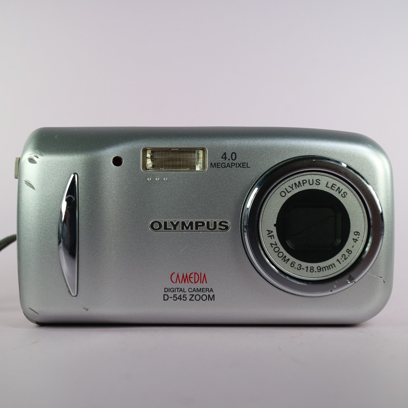 Olympus Digital Camera Camedia D-545 Zoom 4.0MP Silver Tested