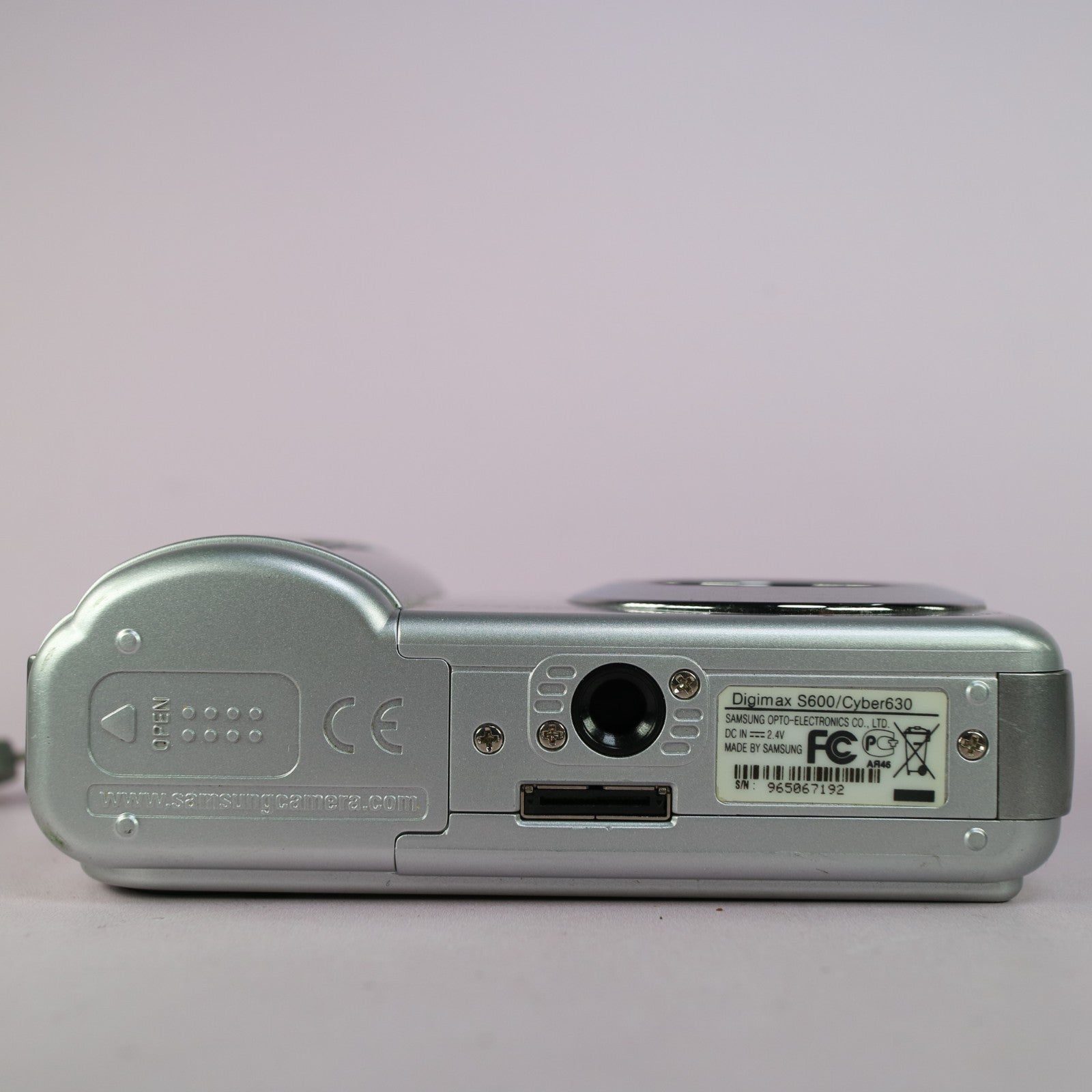 Samsung Digimax S600 6.0MP Compact Digital Camera Silver Tested