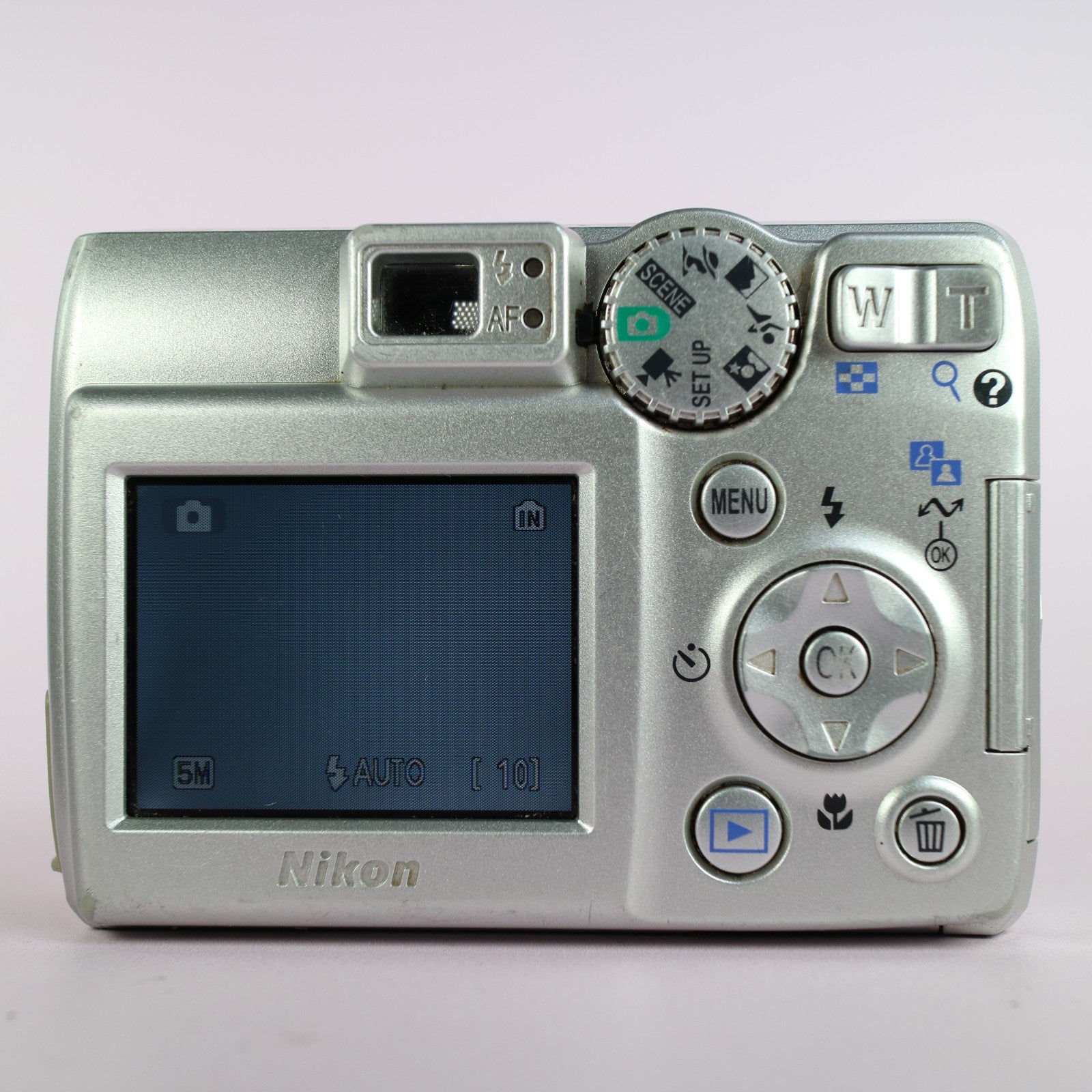 Nikon Digital Camera Coolpix 5600 5.1MP Silver Tested