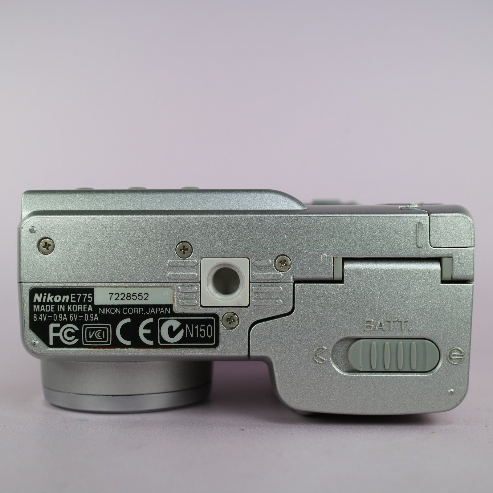 Nikon Digital Camera Coolpix 775 2.1MP Silver Tested