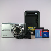 Kodak Digital Camera EasyShare M763 7.2MP Silver Tested Full Working Set