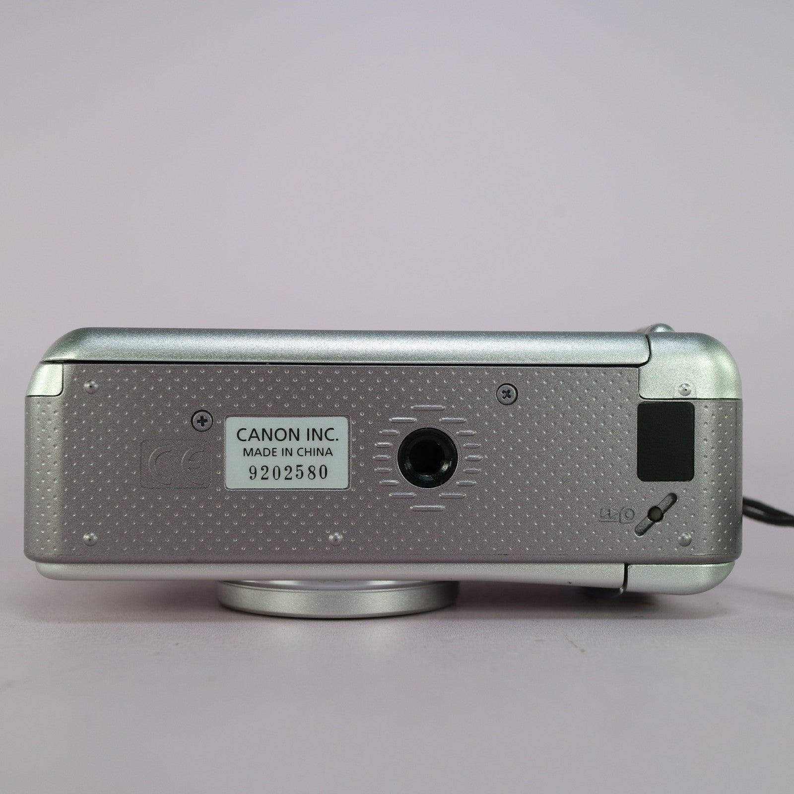 Canon Sure Shot 115u 35mm Film Point and Shoot Camera Silver Tested