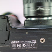 Nikon DSLR D70 6.1MP Black w/ Nikkor 28-100mm f/3.5-5.6 Tested 5817 Actuations