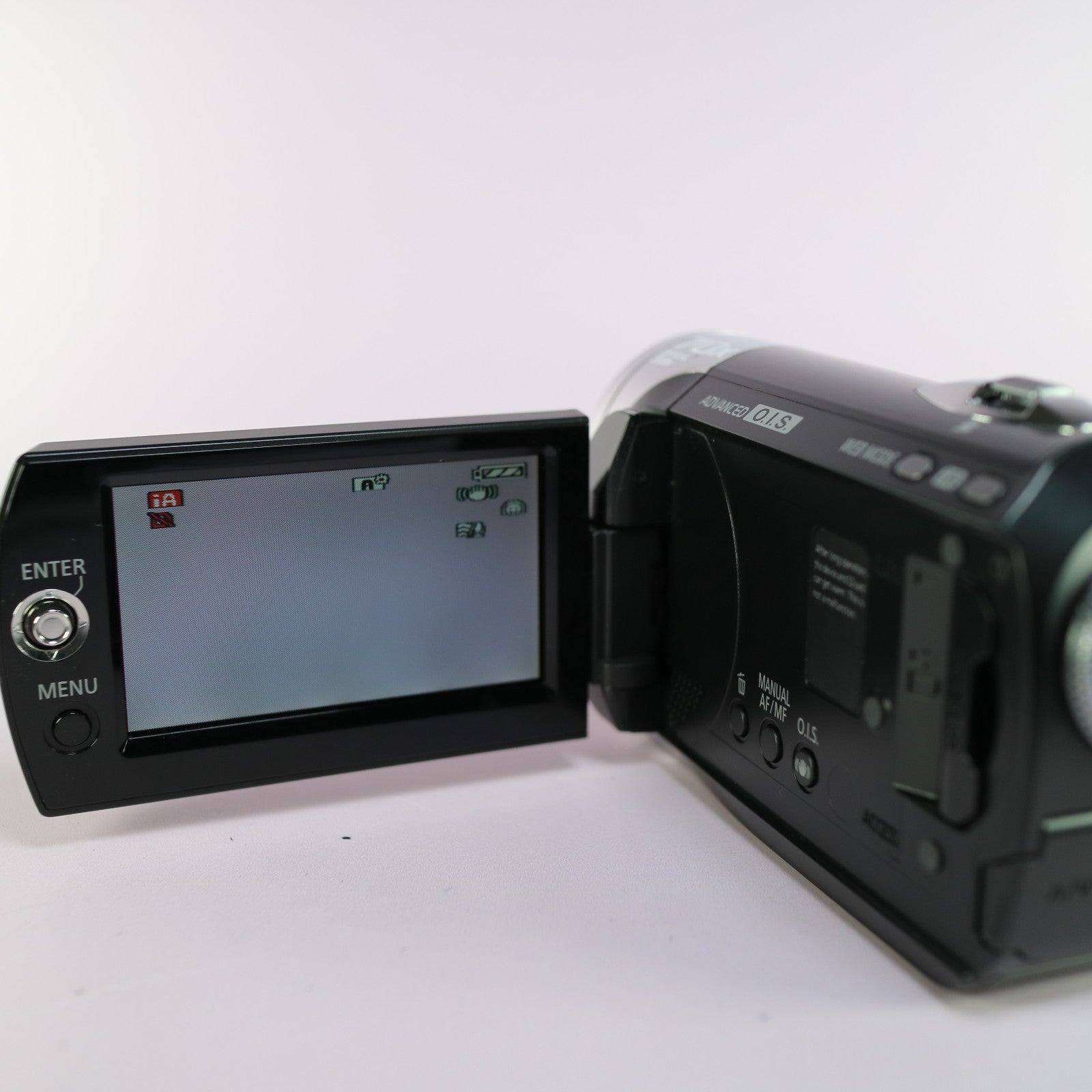Panasonic SDR-S26 Handheld Digital Camcorder Black Tested Full Working Set