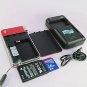 Toshiba Camileo S20 Compact HD Video Camcorder Red Tested Full Working Set