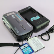 Sanyo Xacti VPC-GH3 10.0MP FHD Camcorder Silver Tested Full Working Set