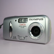 Olympus Camedia C-170 4.0MP Compact Digital Camera Silver Tested