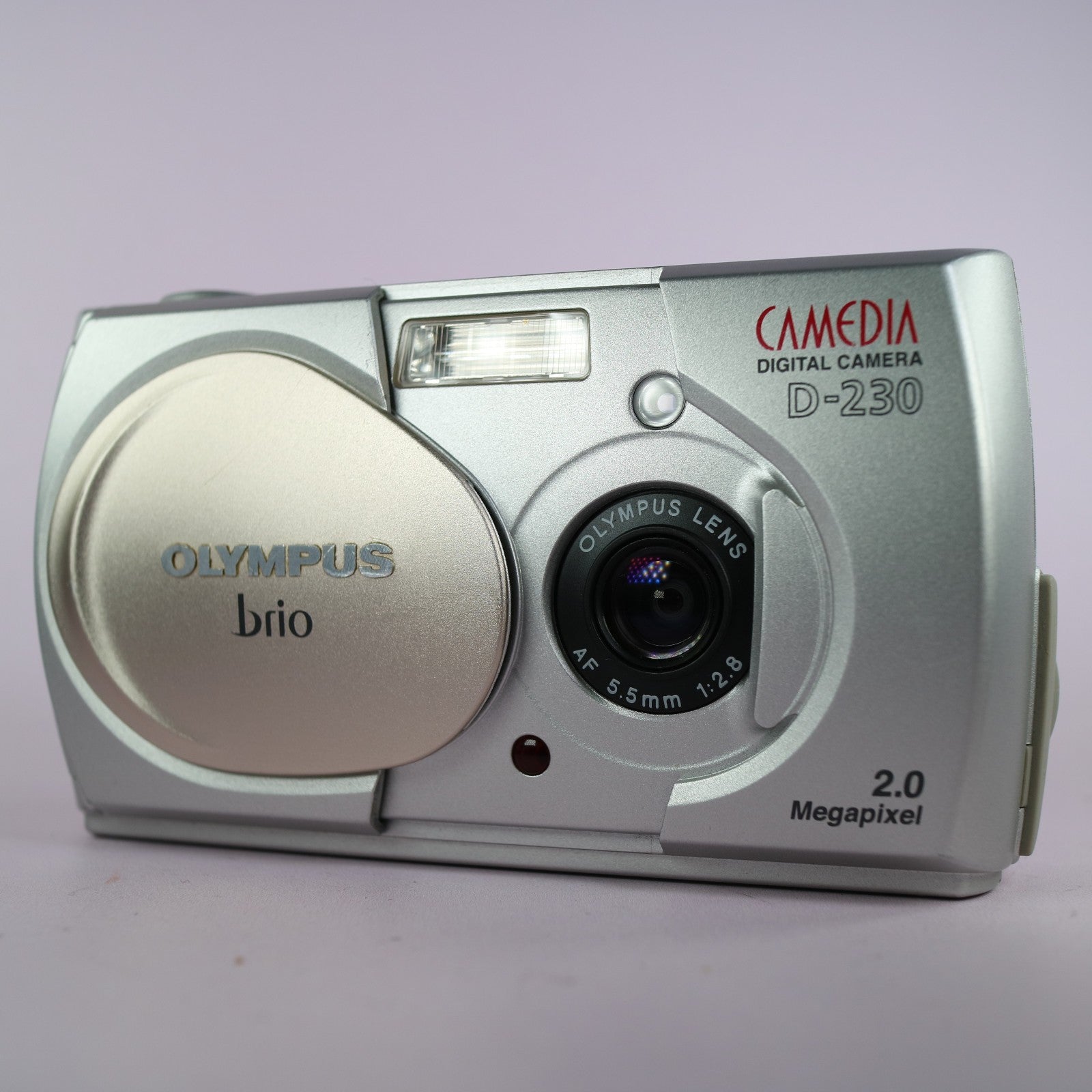 Olympus Digital Camera Camedia Brio D-230 2.0MP Silver Tested With SM Card