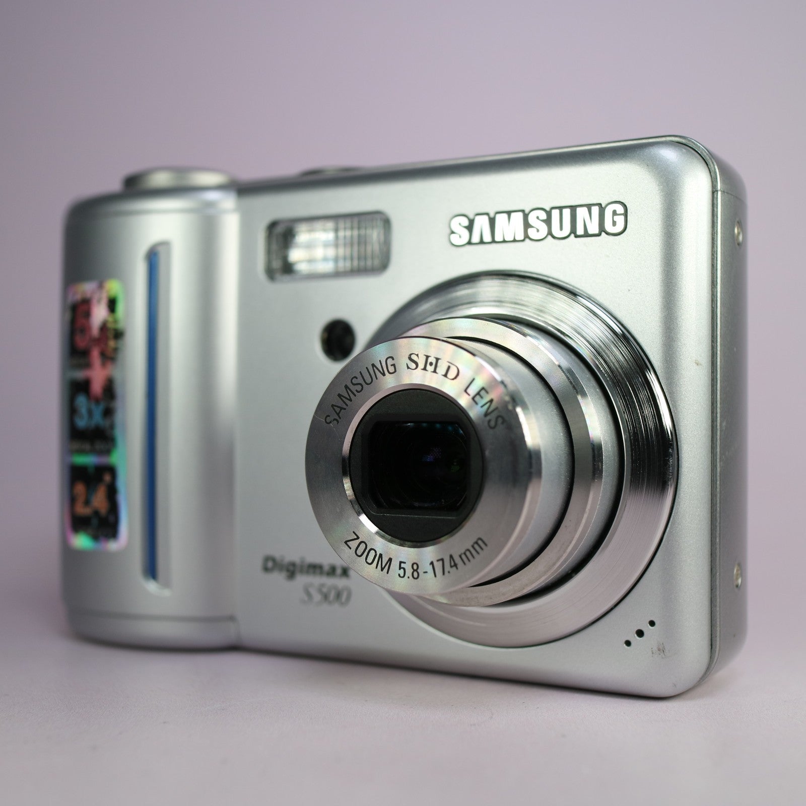 Samsung Digimax S500 5.1MP Compact Digital Camera Silver Tested