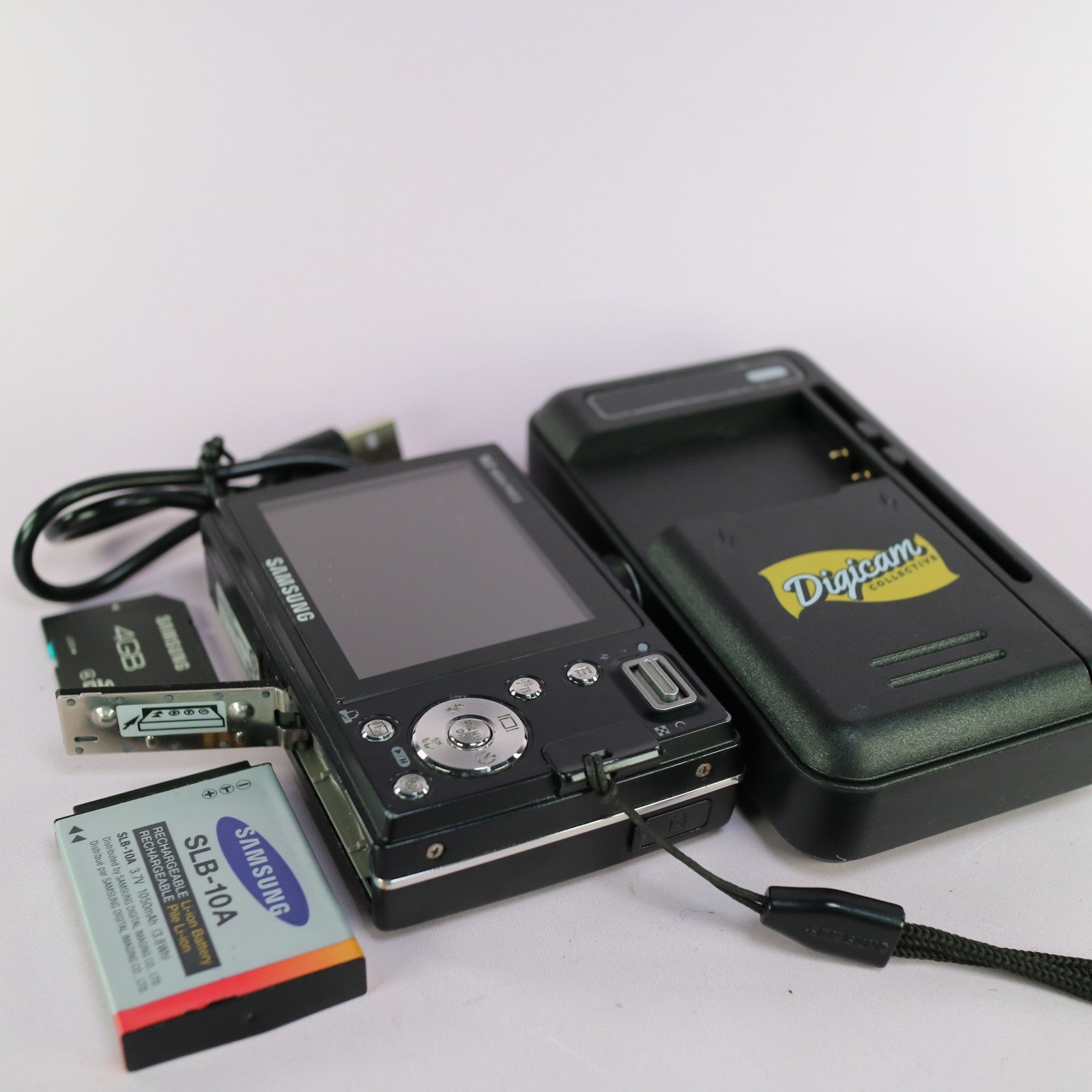 Samsung Digital Camera P1000 10.2MP Black Tested Full Working Set