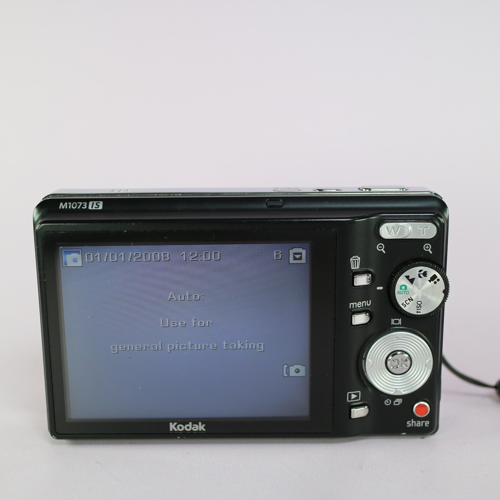 Kodak Digital Camera EasyShare M1073 IS 10.2MP Black Tested Full Working Set