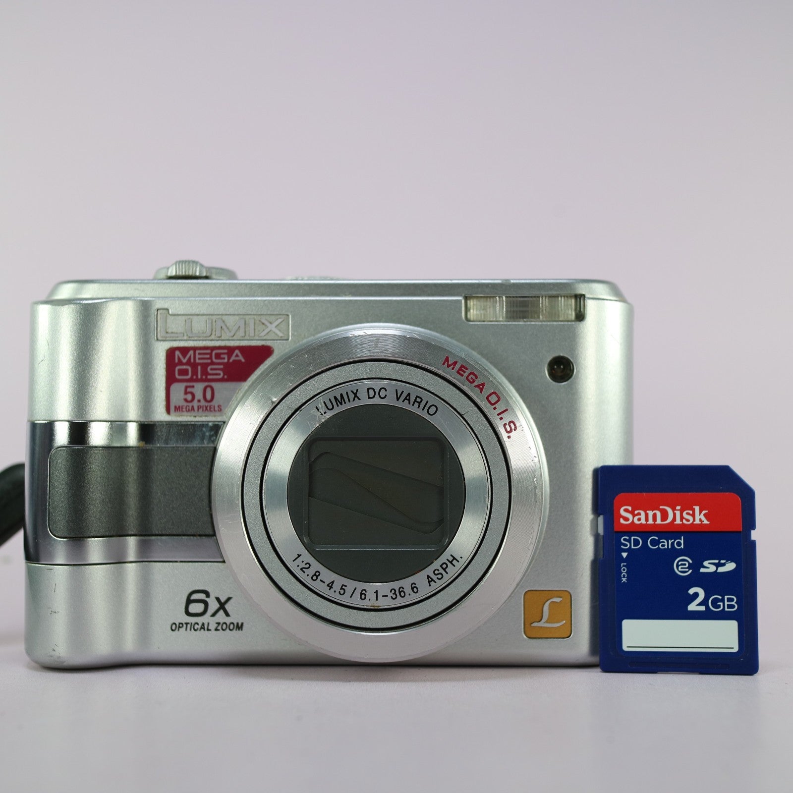 Panasonic Digital Camera  Lumix DMC-LZ3 5.0MP Silver Tested
