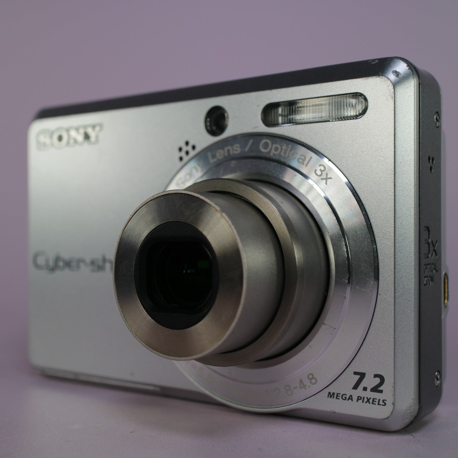 Sony Digital Camera Cybershot DSC-S730 7.2MP Silver Tested