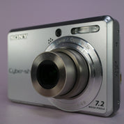 Sony Digital Camera Cybershot DSC-S730 7.2MP Silver Tested