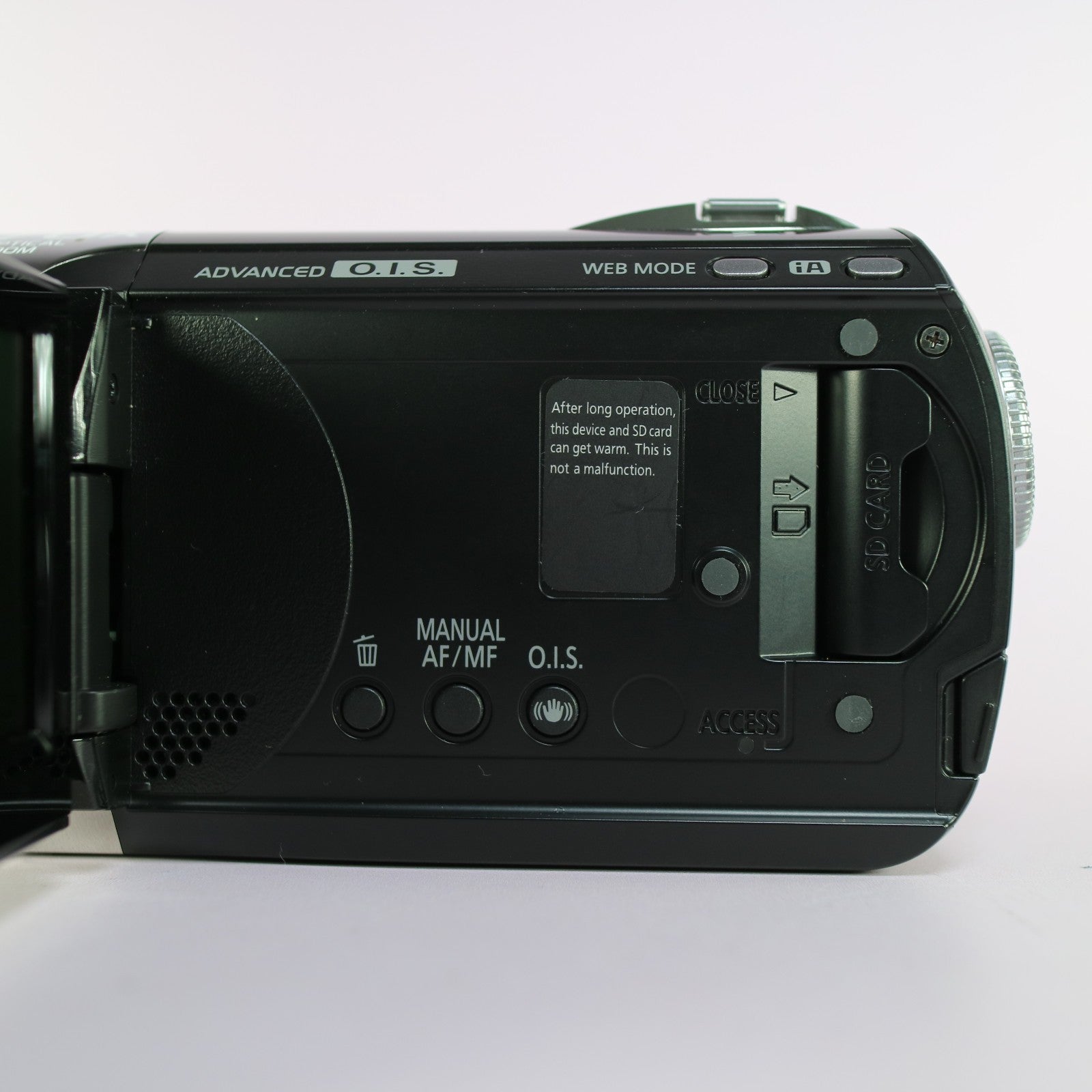 Panasonic SDR-S26 Handheld Digital Camcorder Black Tested Full Working Set