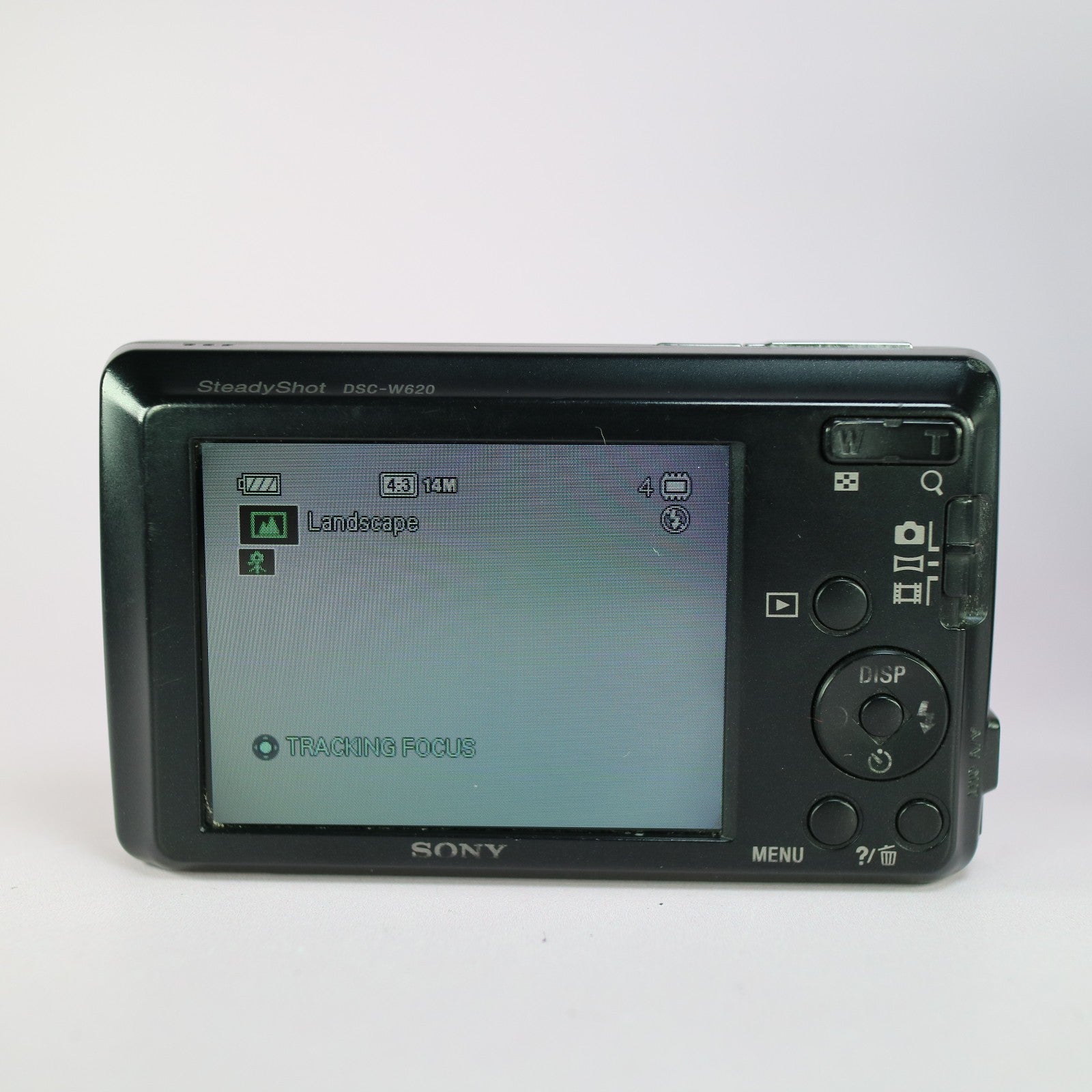 Sony Digital Camera Cybershot DSC-W620 14.1MP Black Tested Full Working Set