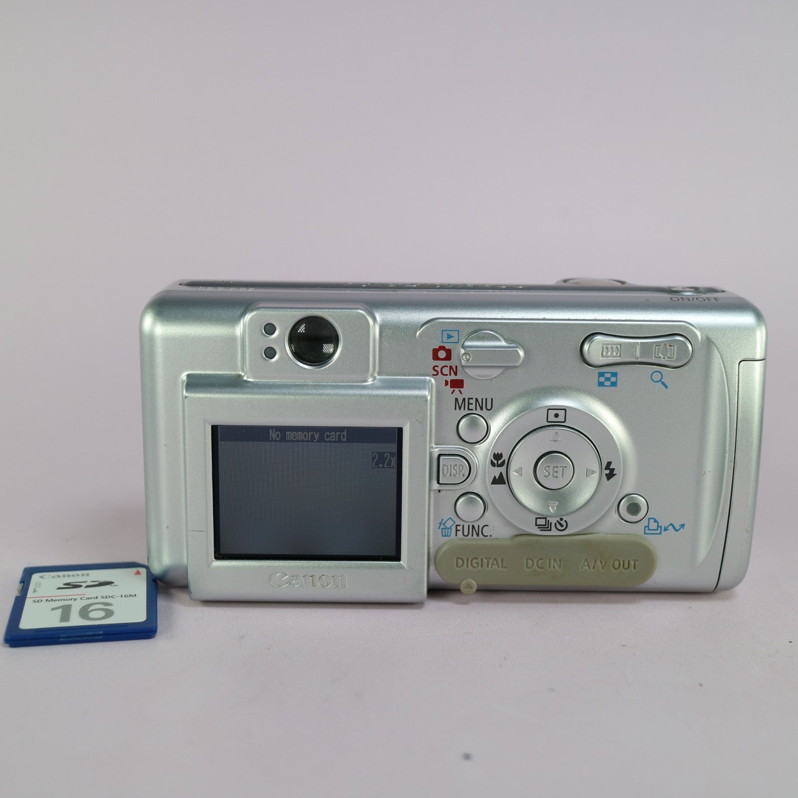Canon Digital Camera PowerShot A400 3.2MP Silver Tested