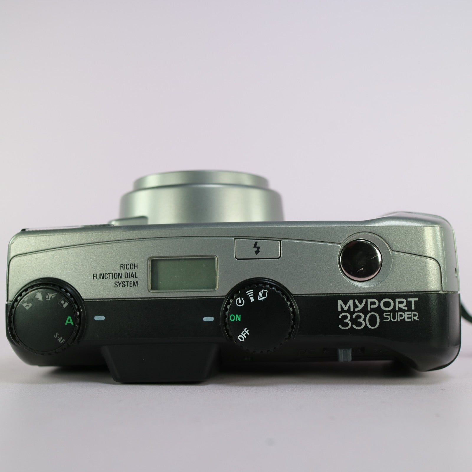 Ricoh MyPort 330 Super 35mm Film Point and Shoot Camera Silver Tested