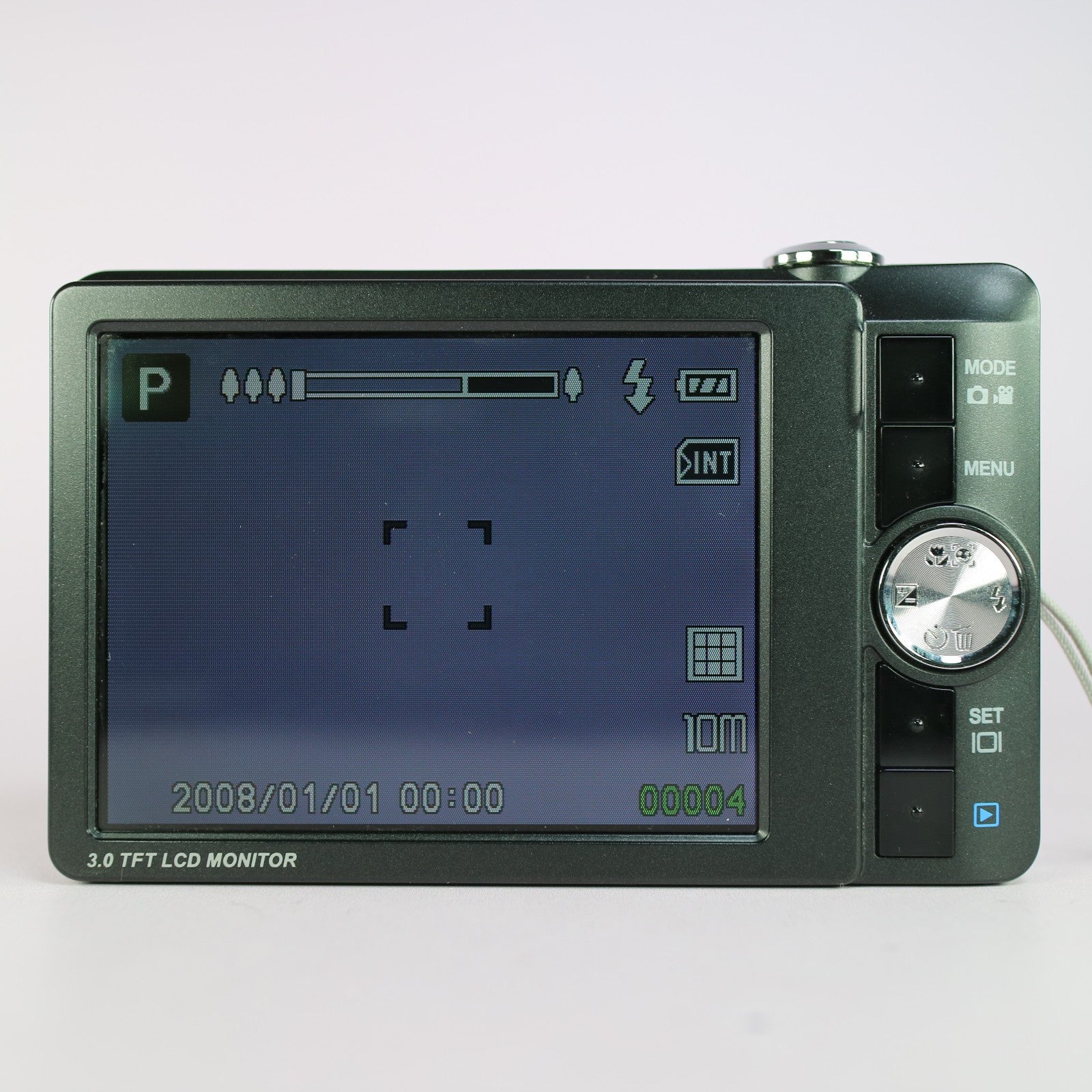 Hitachi Digital Camera HDC-1087E 10.0MP Black Tested Full Working Set