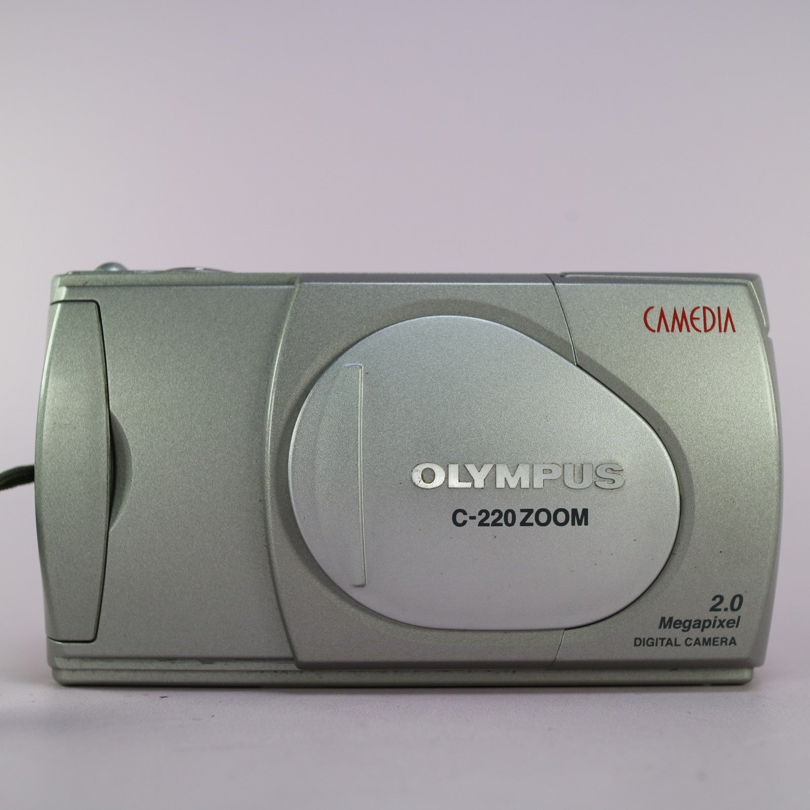 Olympus Digital Camera Camedia C-220 Zoom 2.1MP Silver Tested