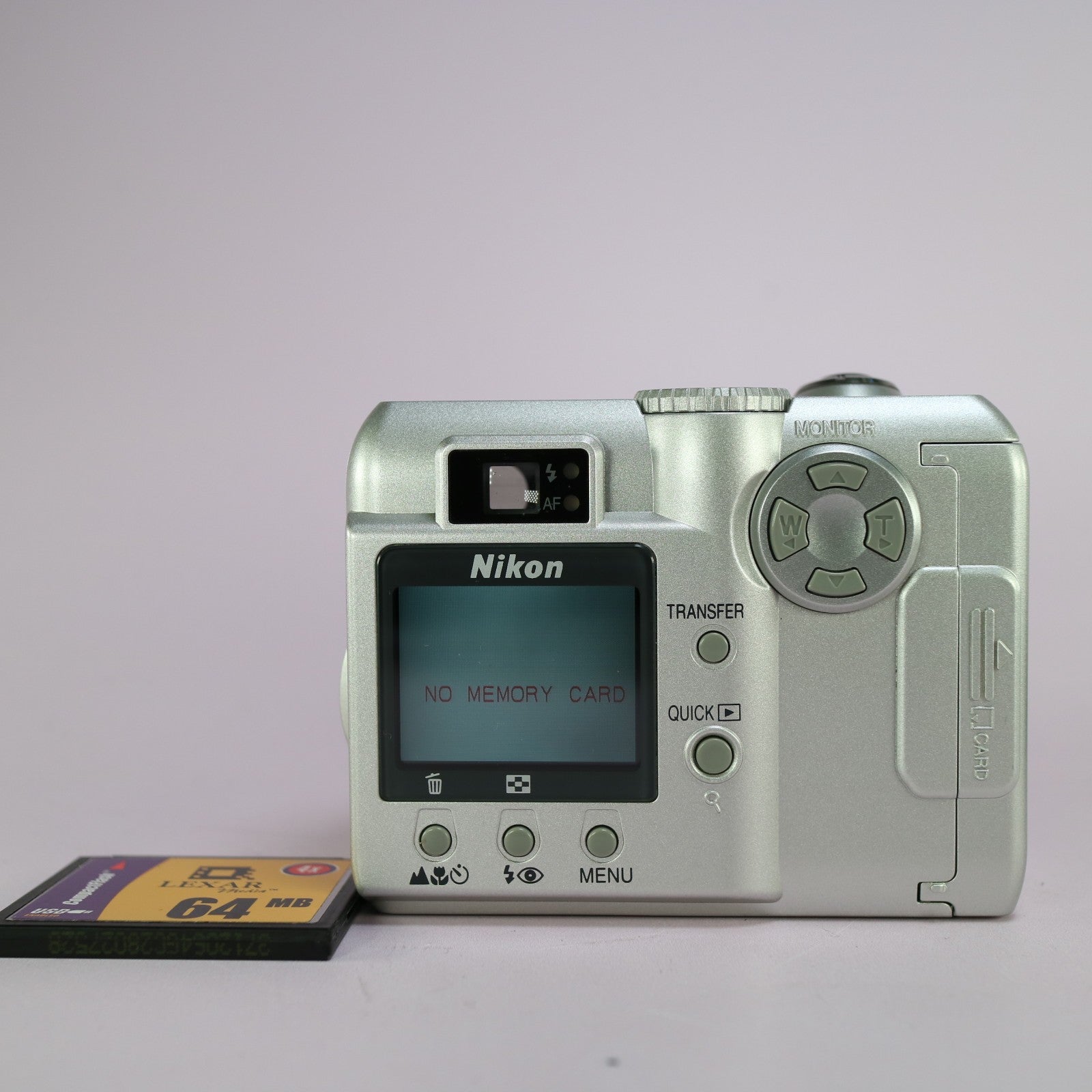 Nikon Digital Camera Coolpix 775 2.1MP Silver Tested
